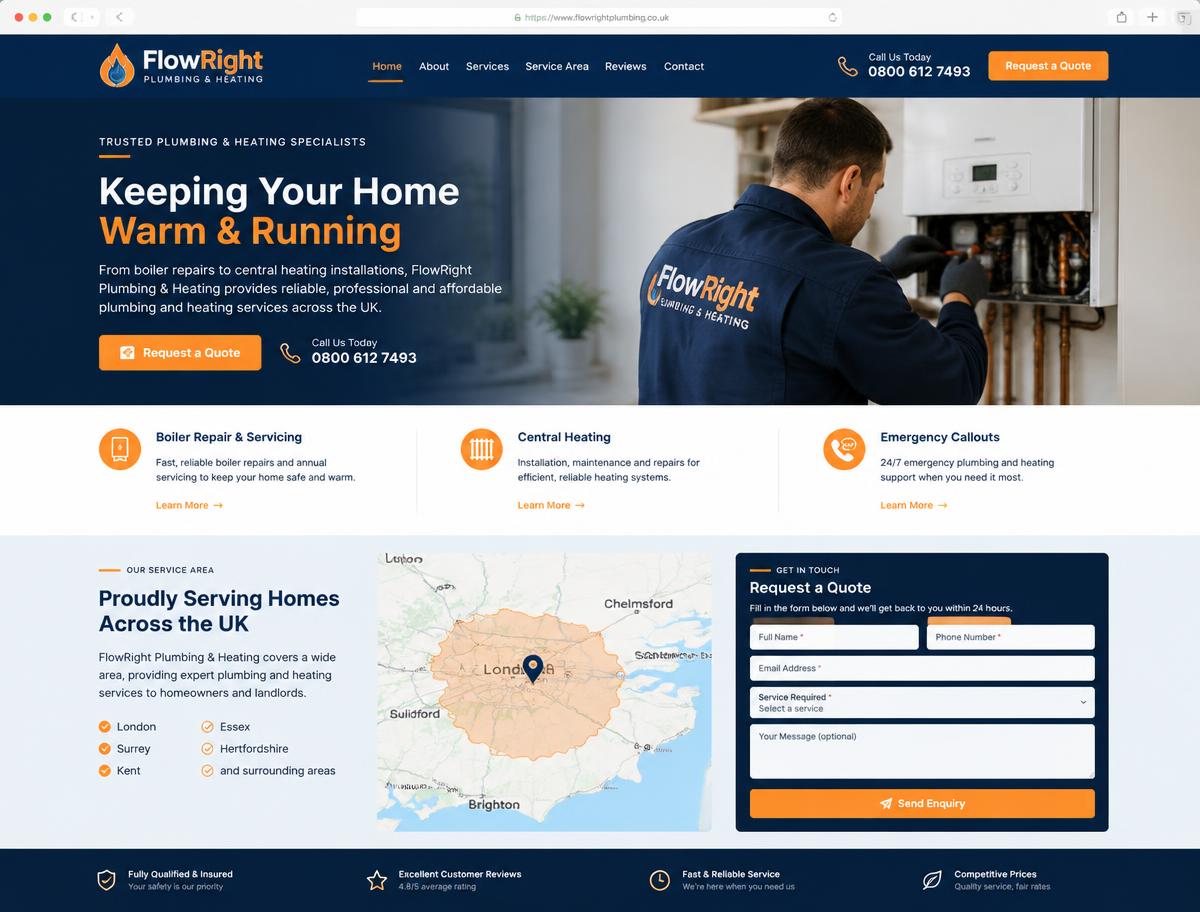 Skilled Trades Website Designs